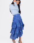 GIA SKIRT (BLUE MULTI) - Skirt - Yakira Bella