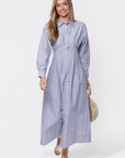 Gianna Dress (Blue Stripe) - Dress - Yakira Bella