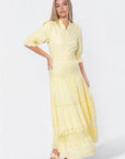 Hallie Dress (Light Yellow) - Dress - Yakira Bella