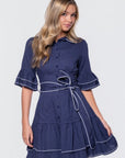 Hazel Dress (Navy) - Dress - Yakira Bella