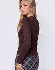 Ingrid Top (Dark Brown) - Top - Yakira Bella