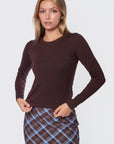 Ingrid Top (Dark Brown) - Top - Yakira Bella
