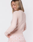 Jane Cardigan (Light Peach) - Top - Yakira Bella