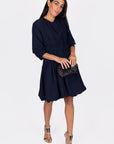 JAZLYN DRESS 36" (NAVY) - Dress - Yakira Bella