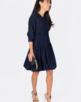 JAZLYN DRESS 36" (NAVY) - Dress - Yakira Bella