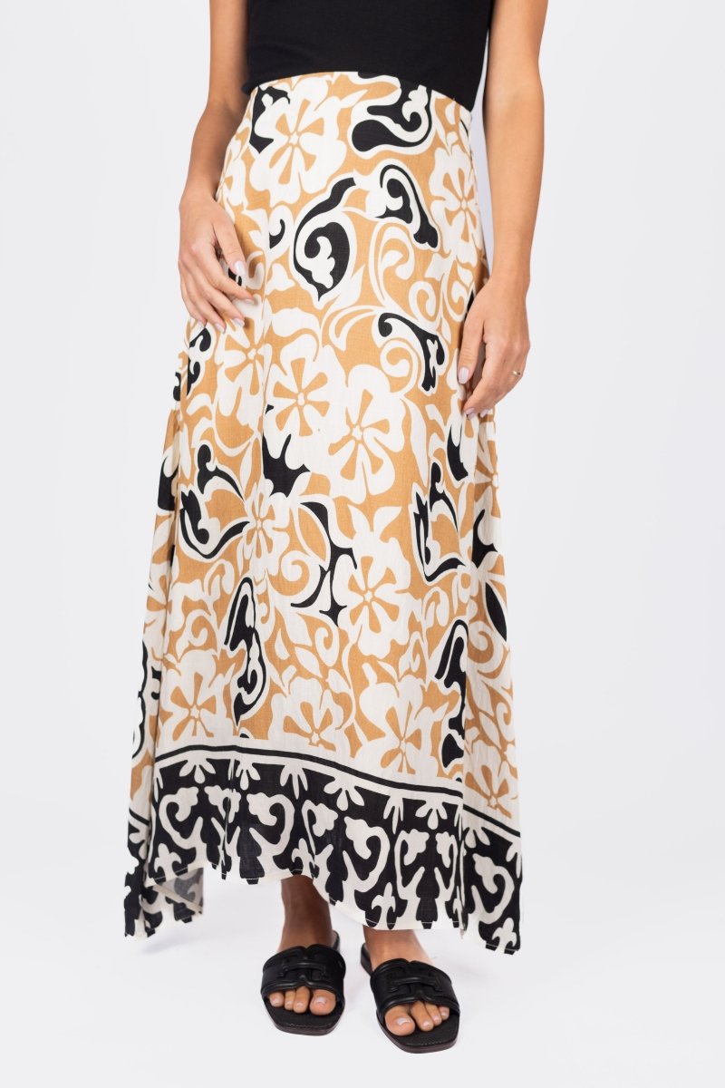 Jennifer Skirt (Khaki) – Yakira Bella