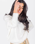 JENNIFER SWEATER (WHITE) - Top - Yakira Bella