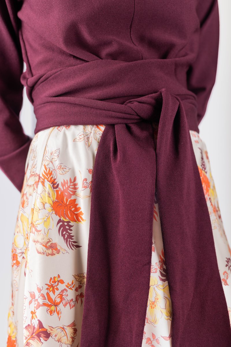 Jessica Top (Burgundy) - Top - Yakira Bella