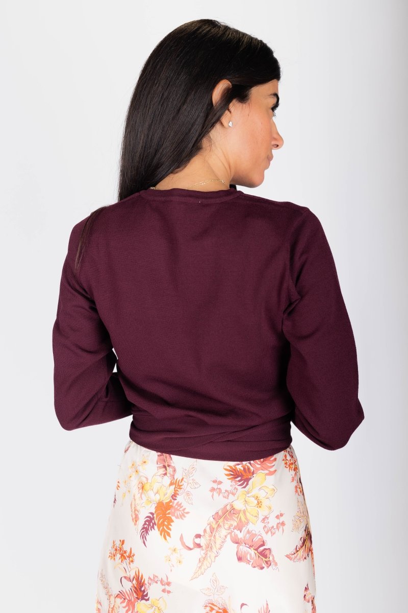 Jessica Top (Burgundy) - Top - Yakira Bella