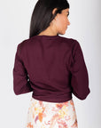 Jessica Top (Burgundy) - Top - Yakira Bella