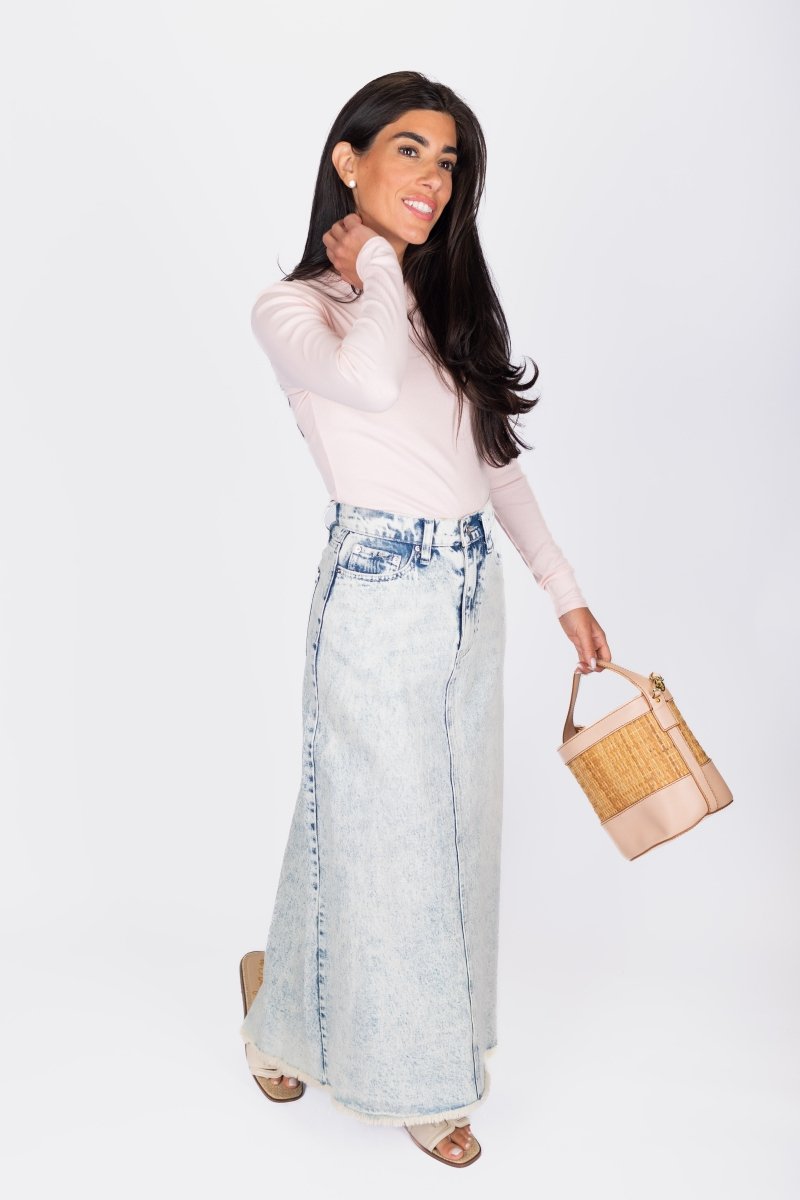 Jill Skirt (Light Blue) – Yakira Bella