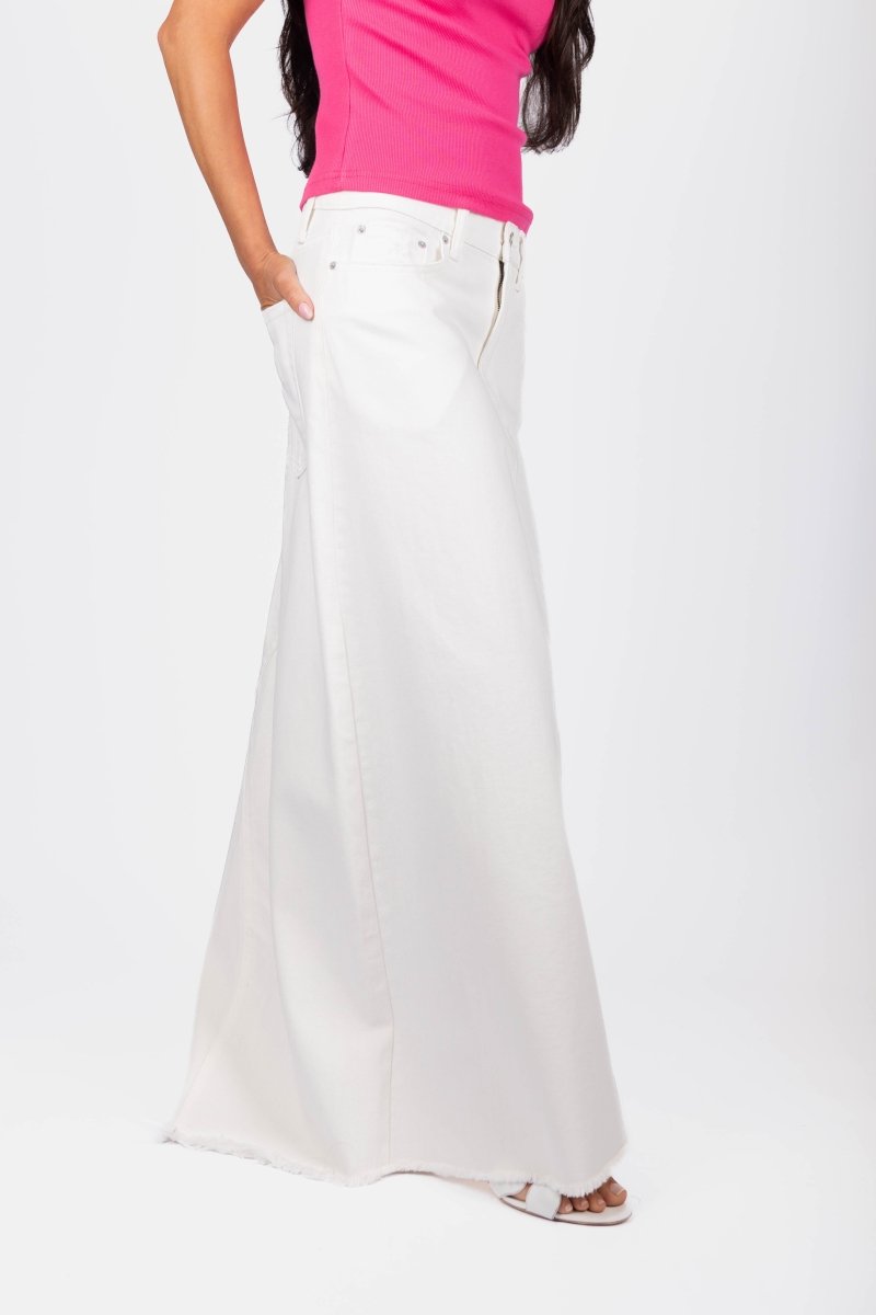 Jill Skirt (White) – Yakira Bella