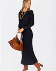Jordan Dress 53" (Black) - Dress - Yakira Bella