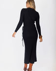 Jordan Dress 53" (Black) - Dress - Yakira Bella