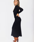 Jordan Dress 53" (Black) - Dress - Yakira Bella