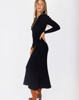 Jordan Dress 53" (Black) - Dress - Yakira Bella