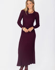 Jordan Dress 53" (Burgundy) - Dress - Yakira Bella