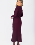 Jordan Dress 53" (Burgundy) - Dress - Yakira Bella