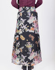 Josephine Skirt (Black Flower) - Skirt - Yakira Bella