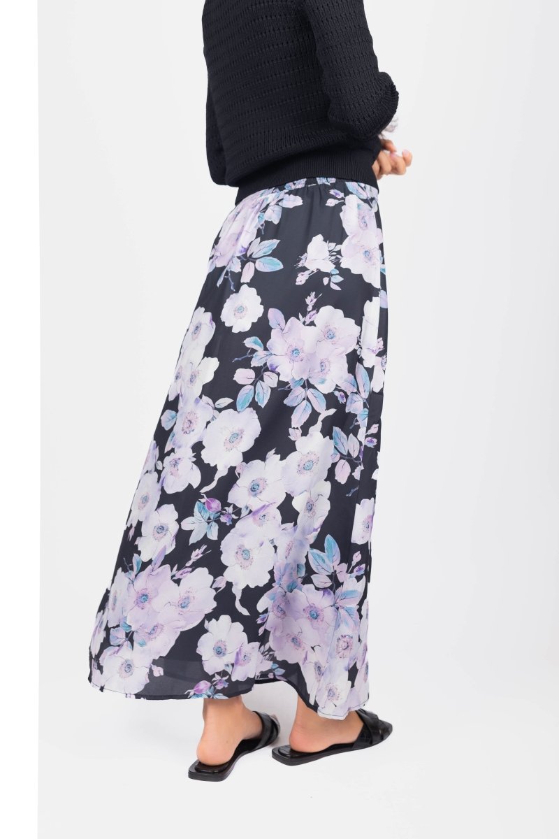 Josephine skirt (Black Ground) - Skirt - Yakira Bella