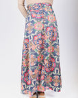 Josephine Skirt (Blue Multi) - Skirt - Yakira Bella
