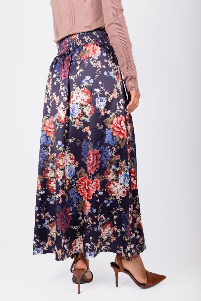 Josephine Skirt (Purple Ground) - Skirt - Yakira Bella