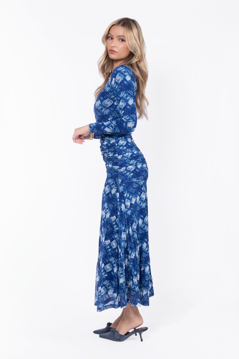 Juliana Dress (Blue) – Yakira Bella