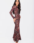 Juliana Dress (Burgundy) - Dress - Yakira Bella