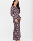 Juliana Dress (Plum) - Dress - Yakira Bella