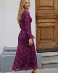 Juliana Dress (Purple Ground) - Dress - Yakira Bella