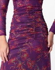 Juliana Dress (Purple Ground) - Dress - Yakira Bella