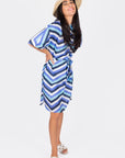KALANI DRESS ( BLUE STRIPES) - Dress - Yakira Bella
