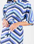 KALANI DRESS ( BLUE STRIPES) - Dress - Yakira Bella