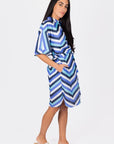 KALANI DRESS ( BLUE STRIPES) - Dress - Yakira Bella