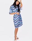 KALANI DRESS ( BLUE STRIPES) - Dress - Yakira Bella