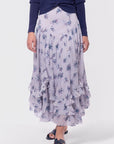 Kalina Skirt (Lavender/Teal) - Skirt - Yakira Bella