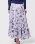 Kalina Skirt (Lavender/Teal) - Skirt - Yakira Bella
