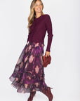 Kalina Skirt (Purple) - Skirt - Yakira Bella