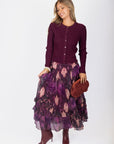 Kalina Skirt (Purple) - Skirt - Yakira Bella