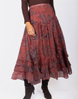 Kalina Skirt (Rust) - Skirt - Yakira Bella