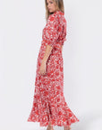 Karen Dress (White/Pink) - Dress - Yakira Bella