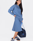 KARLA SKIRT 23" (DENIM BLUE) - Skirt - Yakira Bella