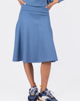 KARLA SKIRT 23" (DENIM BLUE) - Skirt - Yakira Bella