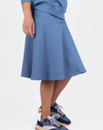 KARLA SKIRT 23" (DENIM BLUE) - Skirt - Yakira Bella