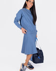 KARLA SKIRT 23" (DENIM BLUE) - Skirt - Yakira Bella
