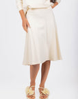Karla Skirt 25" (Light Yellow) - Skirt - Yakira Bella