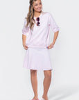 Karla Top Short Sleeve (Light Pink) - Top - Yakira Bella