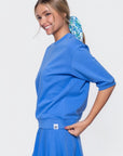 Karla Top Short Sleeve (Marina Blue) - Top - Yakira Bella