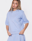 Karla Top Short Sleeve (Sky Blue) - Top - Yakira Bella