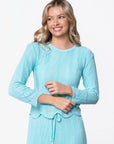 Kelly Top (Aqua Blue) - Top - Yakira Bella